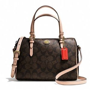COACH Peyton Signature Bennett Mini Satchel